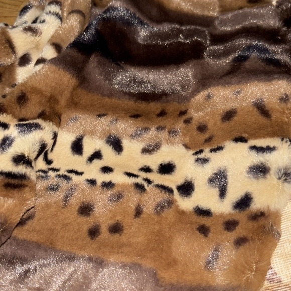 ROBBIE BEE Small outing leopard fur jacket - Picture 3 of 4